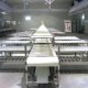 This equipment is used in the conveying process of beef carcass blocks, so that workers along the line can cut them into small pieces and put the cut meat into baskets for the next process. It is often used in conjunction with a deboning hand-push line.