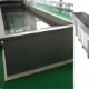 Stainless steel hot water tank, clean water tank | tra The stainless steel hot water tank (left picture) is used in the scalding process before depilation of live pigs. The water in the tank is heated by steam, and a heat insulation layer is set around the tank. The stainless steel clean water tank (right picture) is used in the cleaning process of residual hair and blood stains on the surface of depilated pigs, and can also reduce the temperature of the pigs. This hot water tank and clean water tank are often used in conjunction with traditional depilation machines with scooping rakes.